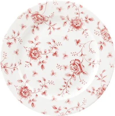 Produktbild von Churchill Rose Chintz Cranberry Plate 10.875" Box 6 (6 Stück)