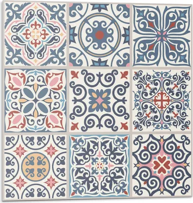 Produktbild von Muster Im Mosaikstil – Selbstklebende Fliesen – Wandverkleidung – Wandpaneel – PVC Fliesen – Vinylflisen – PCV Flisen – Selbstklebend – Wanddeko – 20 Stück 20 x 20 cm