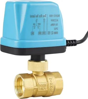 Image de Électrovanne DN20 (3-4 pouces), 230 V CA, en laiton - Bleu