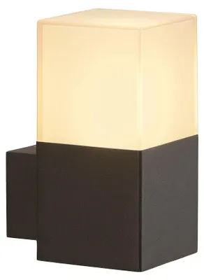 Zdjęcie produktu dla Lampa ścienna SLV GRAFIT, WL, antracyt, E27 zewnętrzna / ścienna