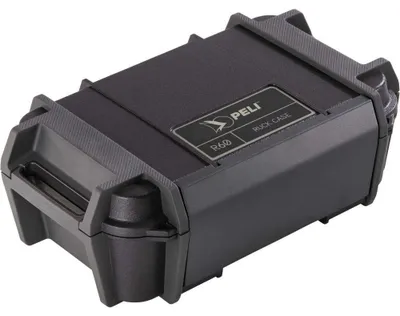 Produktbild von Peli R60 Ruck Schutzbehälter, wasserdichte Aufbewahrungslösung für kleine elektr. Geräte und Werkzeuge bei Outdoor-Abenteuern, IP68 Wasserdicht und staubdicht, 2,32L Fassungsvermögen, Schwarz