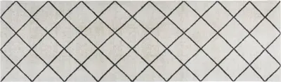 Produktbild von vidaXL Küchenteppich Waschbar Quadrat 60x180 cm Samt