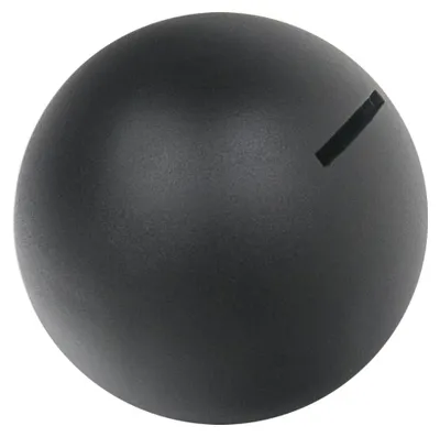 Produktbild von Spradose zum beschriften in schwarz 10 cm Kugel, HMF 48924