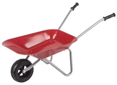 Image de Brouette de jardin en métal Classic World Edu pour le bac à sable de plage de jardin