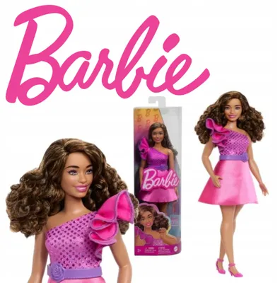 Produktbild von Barbie Fashionistas Puppe mit Abendkleid, rosa