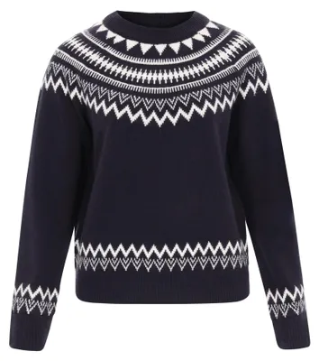 Produktbild von CALEY  Damen pullover - Navy, M/L
