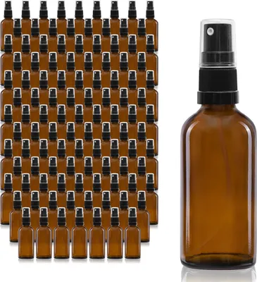 Obrázek produktu pro 143 x 30 ml rozprašovač, hnědé sklo, černý rozprašovač