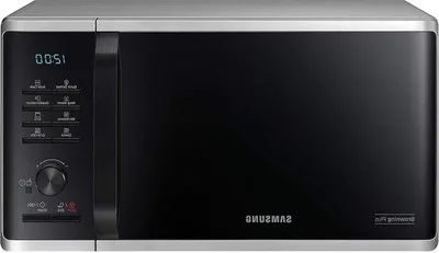 Zdjęcie produktu dla Kuchenka mikrofalowa z funkcją grillowania, 800 W, pojemność 23 l, kolor srebrny, funkcja szybkiego rozmrażania