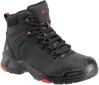 Produktbild von BAAK Stiefel S3 SRC HRO 6640, BROOKLYN, Gr. 50, Schutzstufe:S3, Größe:47, Farbe:schwarz, Weite:11