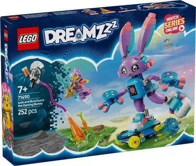 Produktbild von LEGO® Dreamzzz 71490 Izzie und Bunchurro der Gaming-Hase
