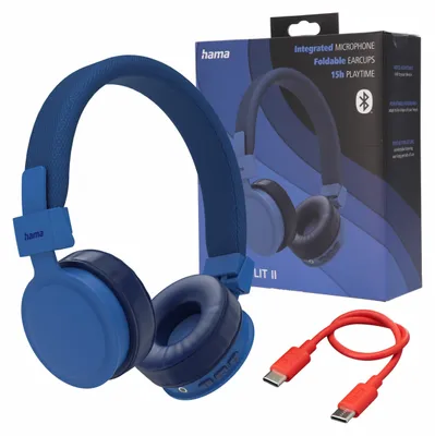 Produktbild von hama Bluetooth-Kopfhörer Freedom Lit II, Blau