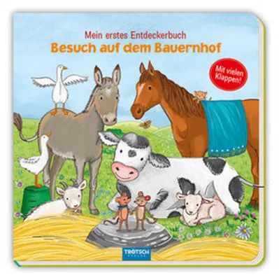 Produktbild von Trötsch Pappenbuch mit Klappen Mein erstes Entdeckerbuch Besuch im auf dem Bauernhof