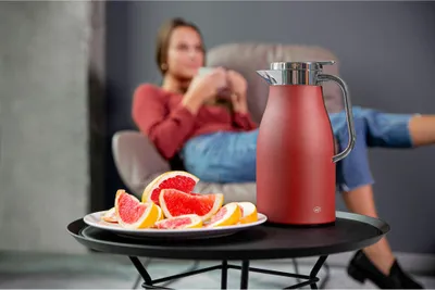 Immagine prodotto di alfi SKYLINE, thermos isolante, colore rosso mediterraneo opaco | Codice prodotto: HAN 1321300100 | EAN: 4002458515651