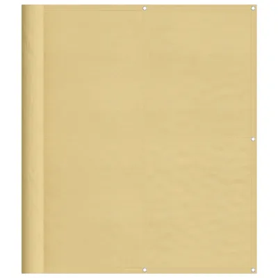 Image de vidaXL Pare-vue pour balcon Sable 120x400 cm 100% Polyester-Oxford