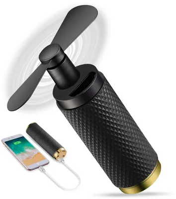 Immagine prodotto di NABO POWER TUBE nero Ventilatore portatile con power bank