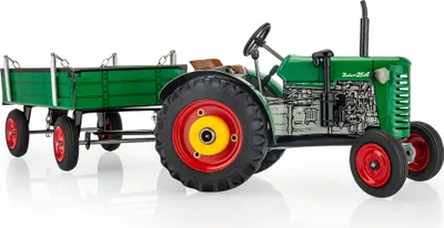 Obrázok produktu pre Traktor Zetor 25 A s valníkom zelený/červený KOVAP
