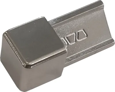 Immagine prodotto di Schlüter QUADEC ED/Q90E Außenecke Dekorprofil Edelstahlimitat H=9mm