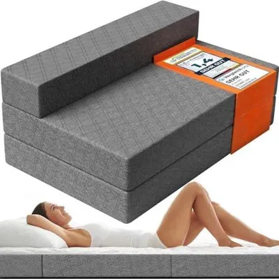 Produktbild von Faltbares Gästebett - Klappbares Gästebett - Faltbare Gästematratze