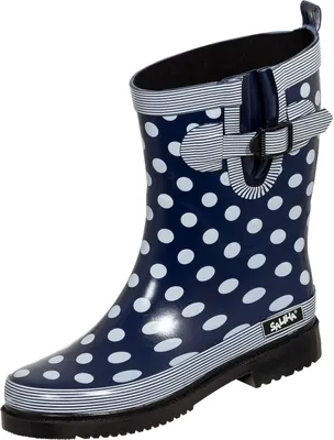 Produktbild von Bockstiegel Damen Regenstiefel Dorin-K blau/weiß Gr. 38