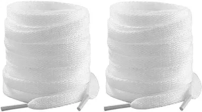 Produktbild von Scheurvaste Schoenveters - 100 cm - Wit - für Sneaker und Wandelschuh - Set von 2 Paar