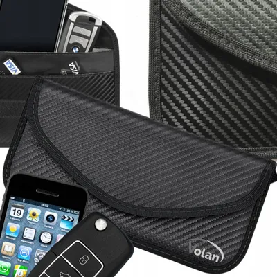 Produktbild von VOLAN Keyless Go Schutz Autoschlüssel, Kredit Zahlungskarten - RFID NFC, 19,5cm x 10,5cm, Keyless, Funkschlüssel Abschirmung Schlüsseletui, Faraday