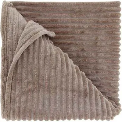 Produktbild von Unique Living – Plaid Dez Taupe – 150 x 200 cm