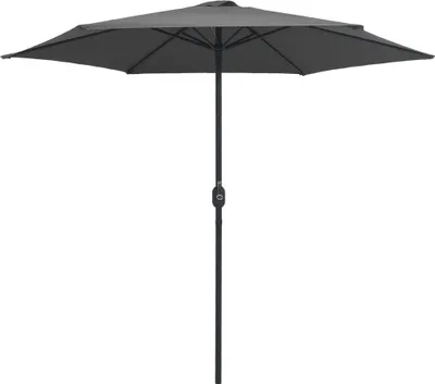 Obrázok produktu pre vidaXL Slnečník s hliníkovou tyčou 270x246 cm antracitový