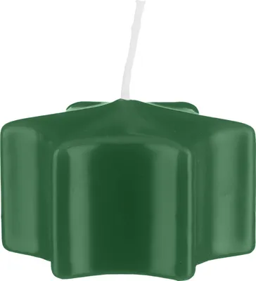 Produktbild von Sternkerzen Schwimmkerzen Fairway Grün 35 x Ø 60 mm, 16 Stück