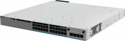 Obrázok produktu pre Cisco Catalyst C9300-24UX-E, Riadený, L2/L3, 10G Ethernet (100/1000/10000), Podpora napájania cez Ethernet (PoE), Inštalácia do Racku, 1U