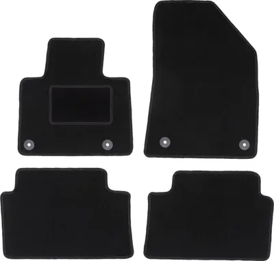 Produktbild von Schwarze Veloursmatten für: Citroen C5 II X7 Liftback, Limousine, Kombi, Tourer (2008-2017)