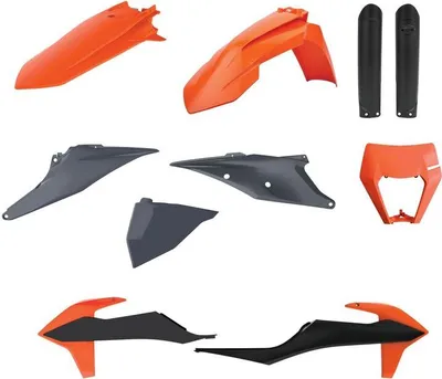 Obrázok produktu pre POLISPORT Plastová súprava OEM farba vhodná pre KTM