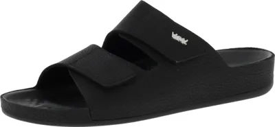 Produktbild von Vital 422.0964 Hausschuhe für Damen und Herren mit Massagefussbett aus Leder und TPU Sohle 50-0100 Schwarz EU 44