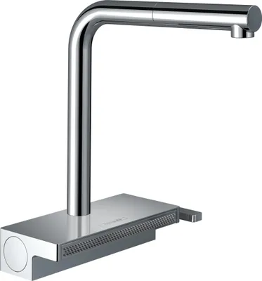 Image de HANSGROHE Mitigeur de cuisine 250 avec douchette extractible 2 jets, sBox chromé Aquno Select M81