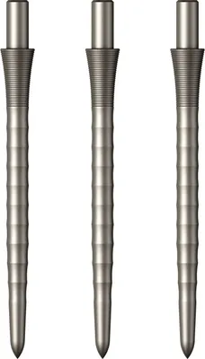 Produktbild von Mission | Sniper Seamless Flow Steeldart Spitzen | 32 mm | Silber | Ripple Ring Grip | 1 Set = 3 Stück