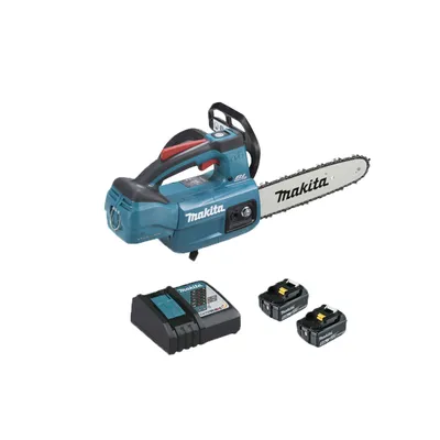 Image de Tronçonneuse d'élagage 18 V LXT 25 cm - MAKITA - 2 batteries 18v 5.0Ah et chargeur - DUC254RT2