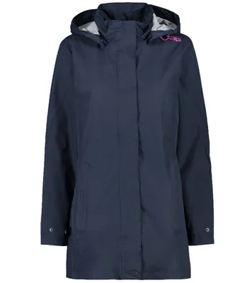 Produktbild von CMP Damen Regenjacke mit abnehmbarer Kapuze blau 36