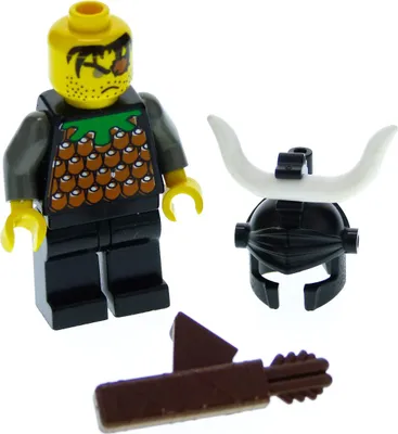 Produktbild von 1x Lego Minifigur Räuber Knights Kingdom Gilbert Helm Köcher 973px119 cas279