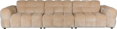 Produktbild von Dutchbone Hackman Sofa 4,5-Sitzer Samt Beige