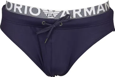 Immagine prodotto di Slip mare EMPORIO ARMANI costume piscina spa elastico a vista con coulisse esterna articolo 211734 3R404 slip beachwear, EUR 50 / CN 180/90A, Poliammide 91%,Spandex 9%