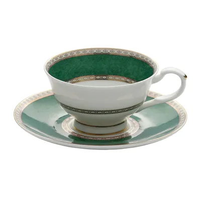 Produktbild von Porzellan Kaffee-/Tee-Tasse mit Untertasse 250 ml