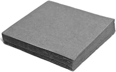 Produktbild von 250x Servietten 40 x 40 cm 1/4 -Falz 3-lagig grau