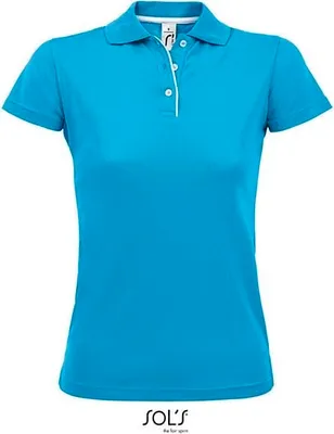 Immagine prodotto di SOLs 01179 | Polo donna sportiva Performer - Colore: Aqua - Taglia: L