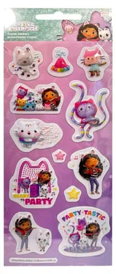 Obrázek produktu pro Gabby's Dollhouse Party – samolepky s bublinkami