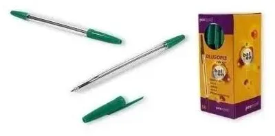 Image de Stylo à bille vert (50 pièces) - Penword