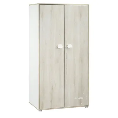 Produktbild von Babyzimmer Kleiderschrank Smile Esche Buche 2 Türen