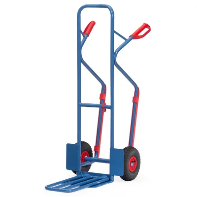 Produktbild von fetra Paketkarre, 580 x 1300 x 873 mm (LxHxT), Lufträder 260 x 85 mm