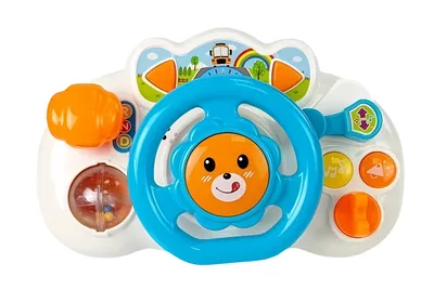 Produktbild von Baby Lenkrad Spielzeug mit Licht & Sound – Interaktives Motorikspielzeug