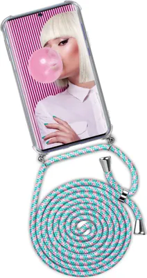 Produktbild von TWIST-Case + TWIST-Cord für Samsung Galaxy S20+, Farbe:Bubblegum (Silber)