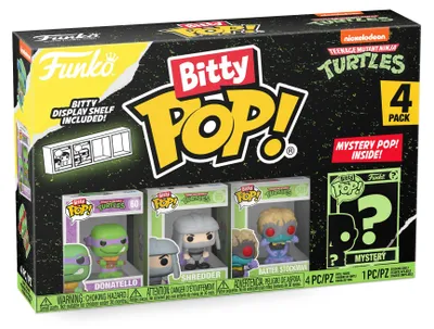 Immagine prodotto di Blister di 4 figure Bitty POP Teenage Mutant Ninja Turtles Donatello