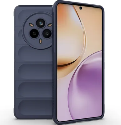 Produktbild von Handyhülle für Realme 14 Pro 5G Weich TPU Silikon Stossfest Anti-rutsch Hülle Dunkelblau